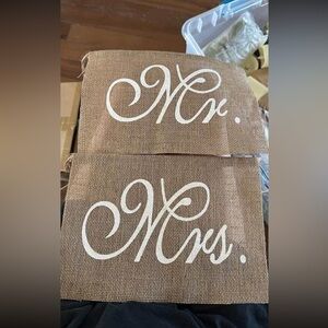 Mr & Mrs. Wedding banner